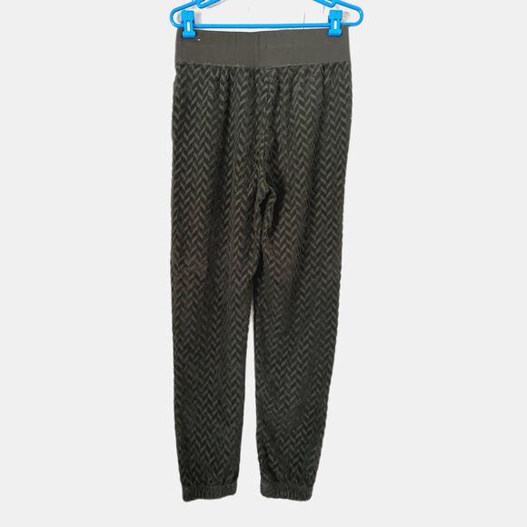 Nike Green Chevron Terry Sweatpants Joggers Pants Trousers Women's Size Medium - Picture 6 of 11